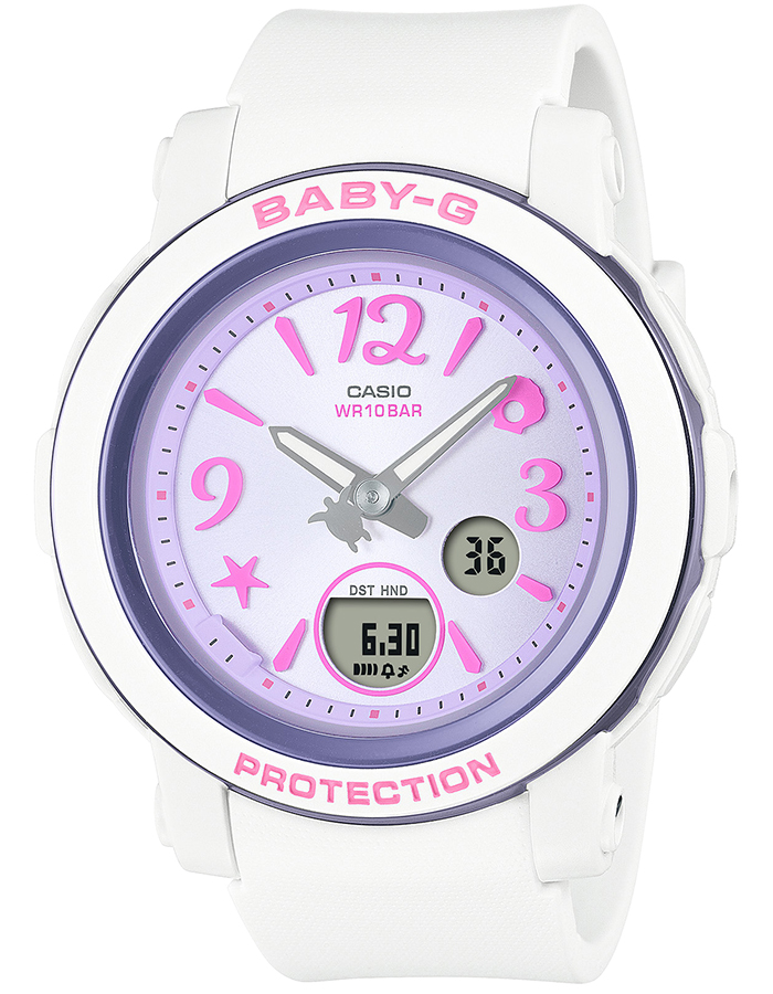 5月17日発売 BABY-G アンダー・ザ・シー BGA-290US-6AJF レディース 腕時計 電池式 アナデジ 樹脂バンド パープル 国内正規品 カシオ｜theclockhouse-y｜02