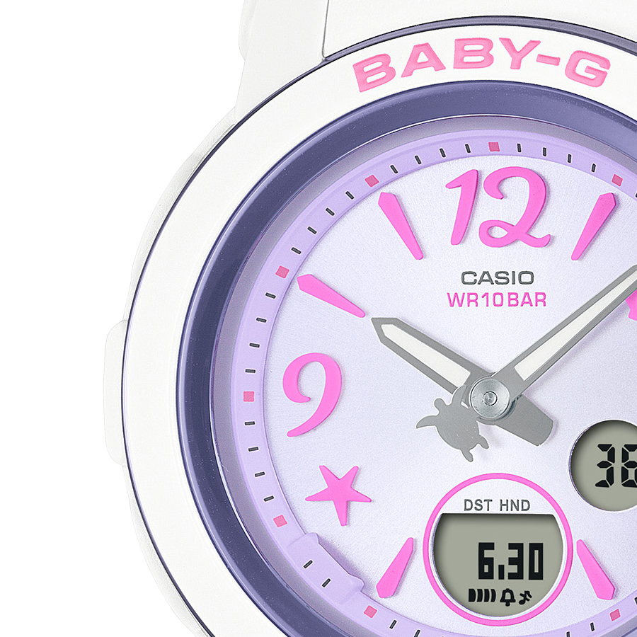 5月17日発売 BABY-G アンダー・ザ・シー BGA-290US-6AJF レディース 腕時計 電池式 アナデジ 樹脂バンド パープル 国内正規品 カシオ｜theclockhouse-y｜04
