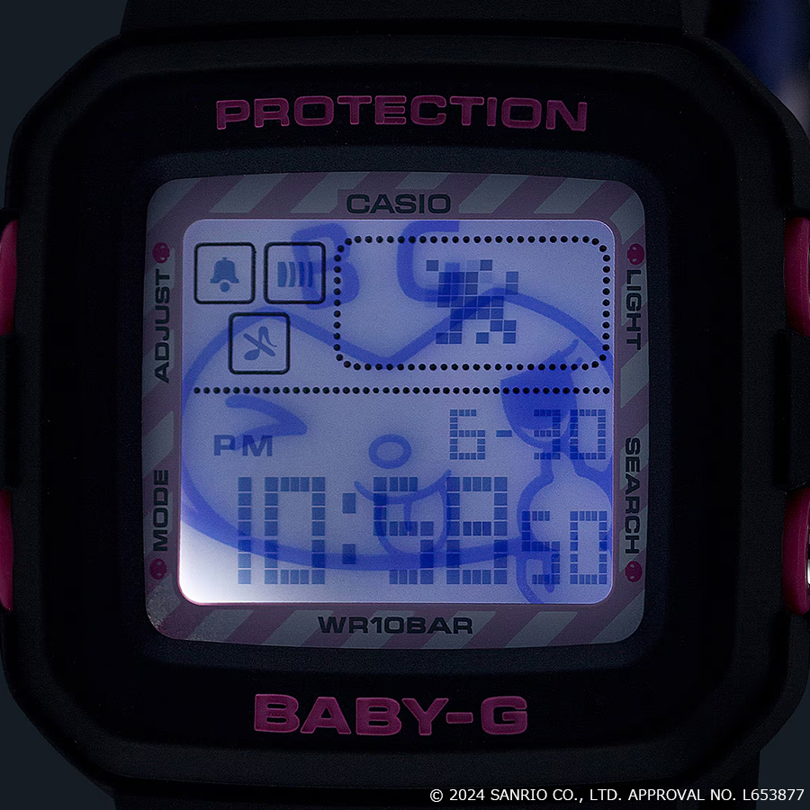 BABY-G ベイビージープラス クロミ コラボモデル BGD-10KKM-1JR レディース 腕時計 電池式 デジタル 専用ホルダーつき 国内正規品 カシオ | BABY-G | 07