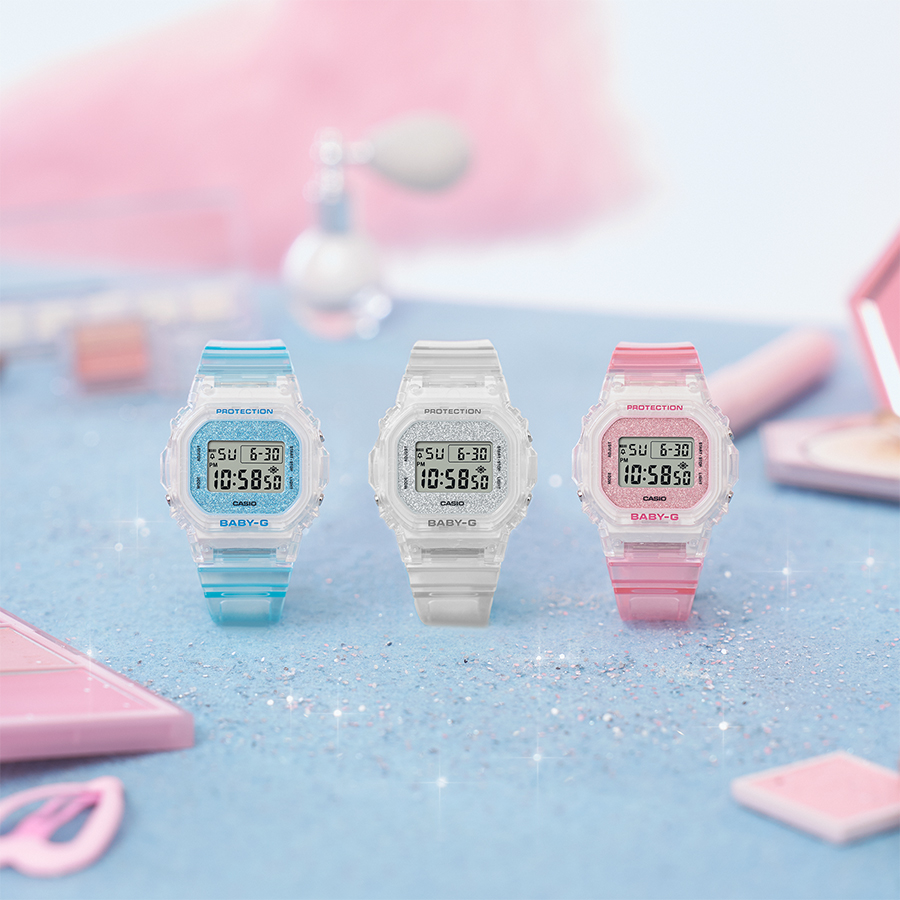 BABY-G グリッターカラーズ BGD-565GC-2JF レディース 腕時計 電池式