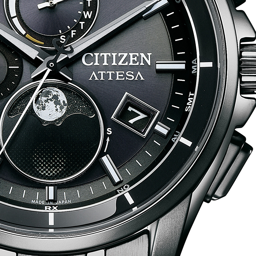 ATTESA（CITIZEN） シチズン アテッサ ブラックチタンシリーズ ムーン