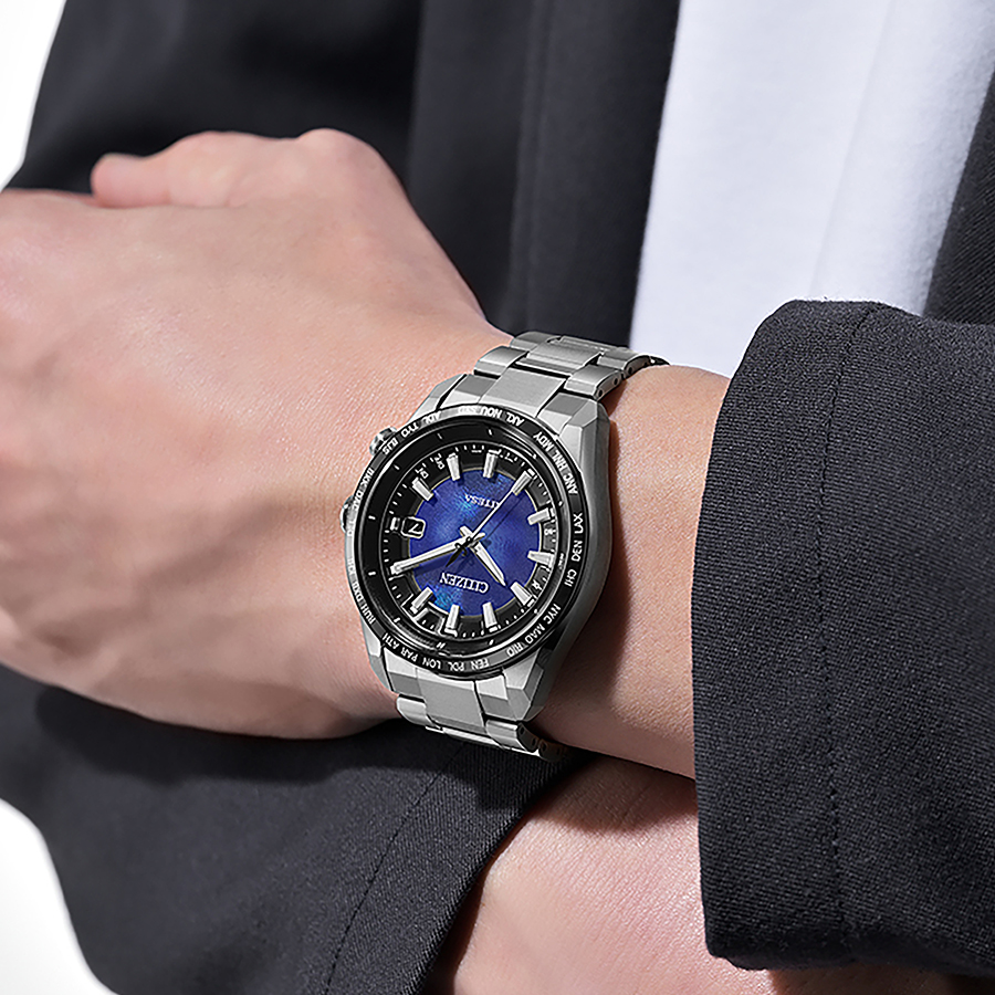 6月5日発売/予約 シチズン アテッサ ACT Line UNITE with BLUE 2025 限定モデル 青の時 CB0288-65L メンズ 腕時計 ソーラー 電波  3針 スーパーチタニウム | ATTESA（CITIZEN） | 10