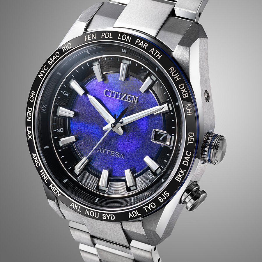 6月5日発売/予約 シチズン アテッサ ACT Line UNITE with BLUE 2025 限定モデル 青の時 CB0288-65L メンズ 腕時計 ソーラー 電波  3針 スーパーチタニウム | ATTESA（CITIZEN） | 07