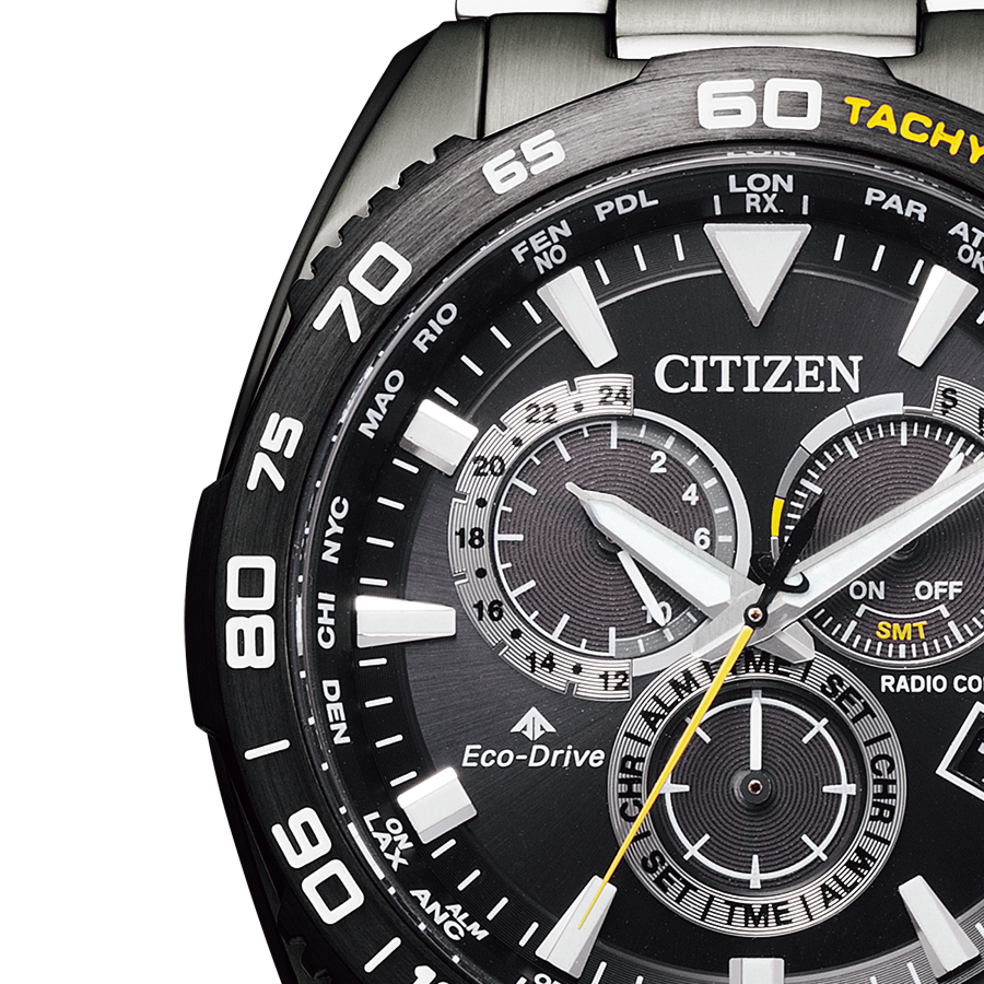 シチズン プロマスター ランドシリーズ モータースポーツデザイン CB5037-84E メンズ 腕時計 ソーラー 電波 ブラック | PROMASTER | 03