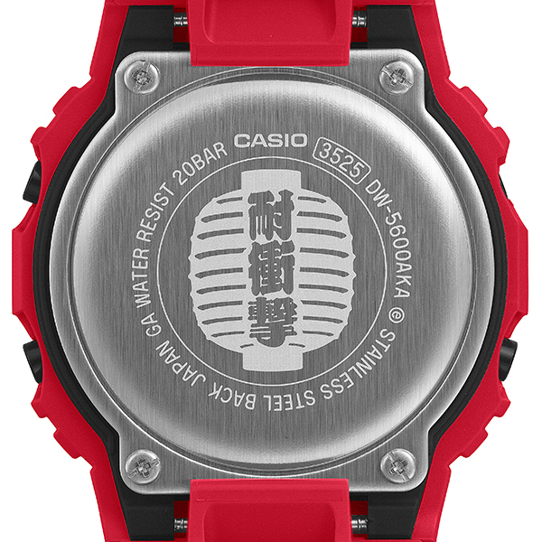 G-SHOCK 赤提灯 耐衝撃 DW-5600AKA-4JR メンズ 腕時計 電池式 デジタル