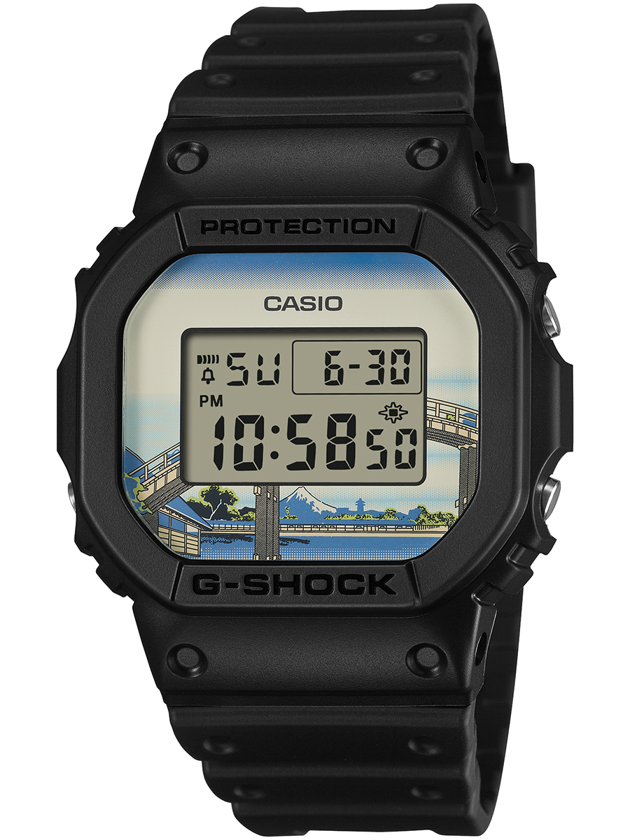 G-SHOCK 葛飾北斎 山下白雨 DW-5600KHSH25-1JR メンズ 腕時計 電池式