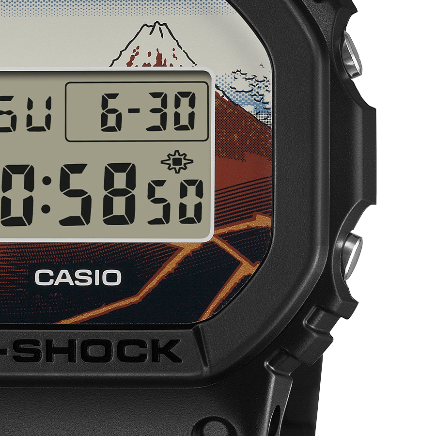 G-SHOCK 葛飾北斎 山下白雨 DW-5600KHSH25-1JR メンズ 腕時計 電池式