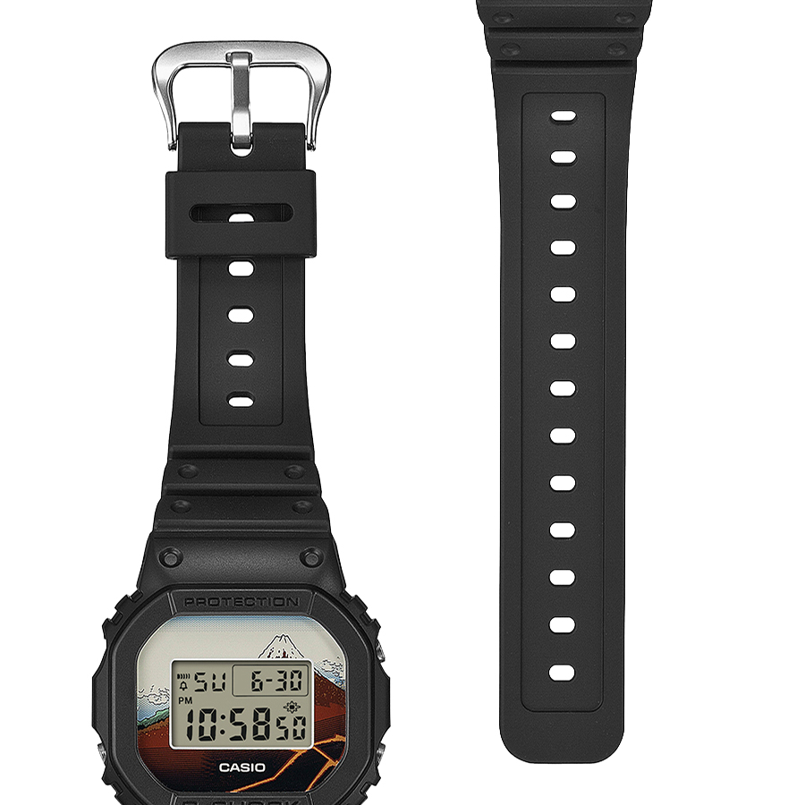 G-SHOCK 葛飾北斎 山下白雨 DW-5600KHSH25-1JR メンズ 腕時計 電池式