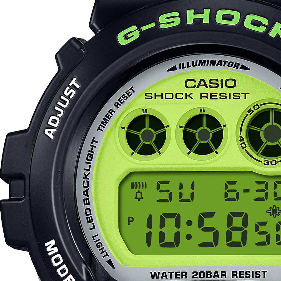 G-SHOCK DW-6900RCS-1JF ブラック　グリーン G-SHOCK】CRAZY COLORS 2024 / DW-6900RCS-1JF （ブラック