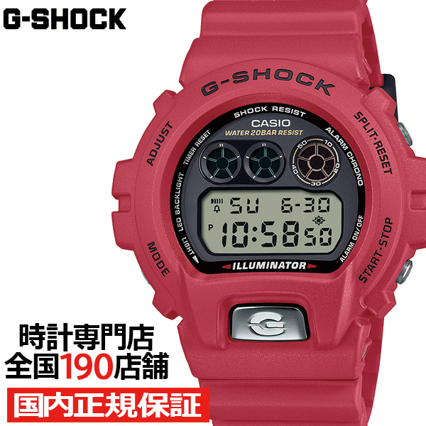 Yahoo! Yahoo!ショッピング(ヤフー ショッピング)2月21日発売/予約 G-SHOCK DW-6900 30周年記念モデル DW-6900TR-4JR メンズ 腕時計 電池式 デジタル ラウンド トリグラム レッド 国内正規品 カシオ