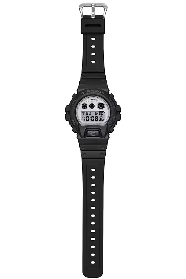 G-SHOCK ブラック&ブリリアントホワイト DW-6900WD-1JF メンズ 腕時計