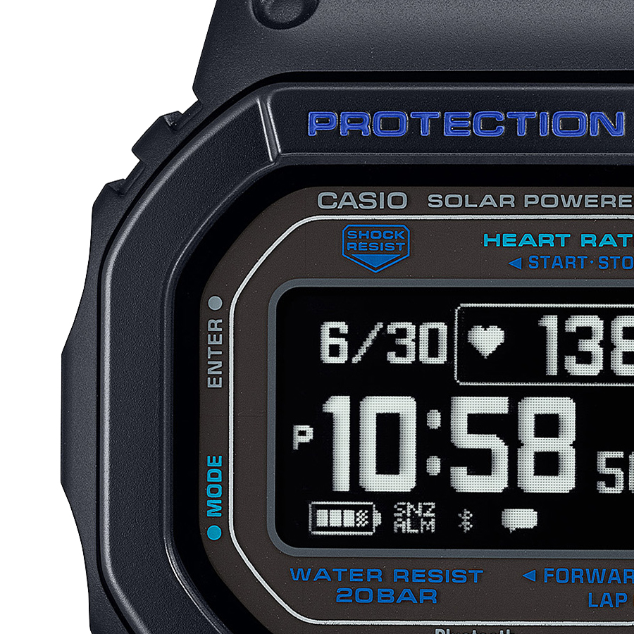 G-SHOCK G-SQUAD 心拍計測 血中酸素レベル計測 DW-H5600-1A2JR メンズ