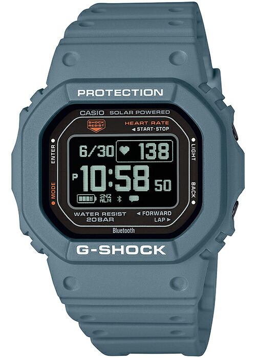G-SHOCK G-SQUAD 心拍計測 血中酸素レベル計測 DW-H5600-2JR メンズ