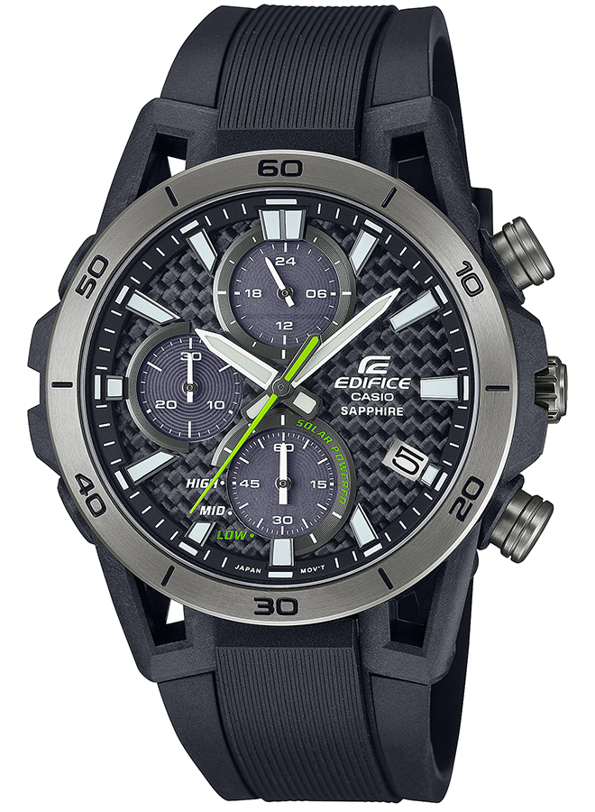 【美品】エディフィス腕時計　EFS-S640PB-1AJF 箱付 EDIFICE（CASIO） カシオ エディフィス ソスペンシオーネ EFS-S640PB