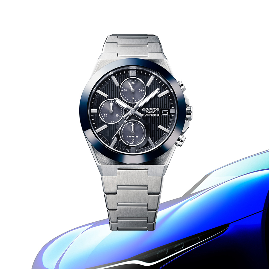 【ソーラー】CASIO EDIFICE デイト クロノグラフ メンズ 時計 稼働 EDIFICE（CASIO） カシオ エディフィス ソーラー クロノグラフ