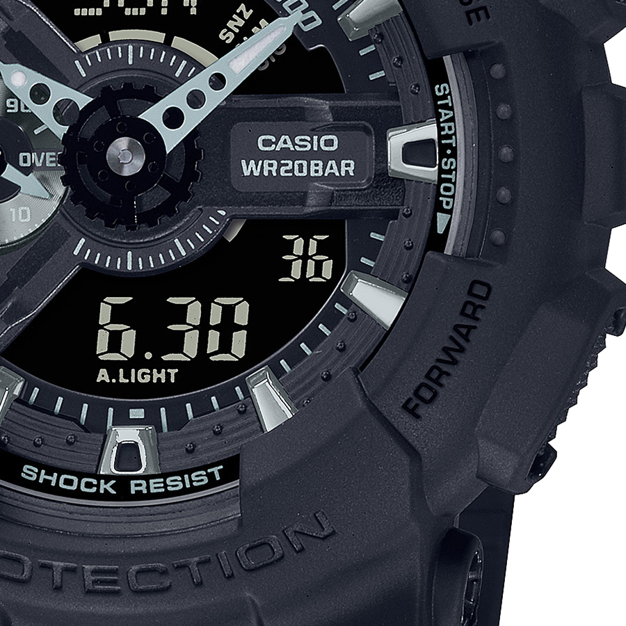 G-SHOCK Gショック 40周年記念 リマスター・ブラック ビッグケース GA-114RE-1AJR メンズ 腕時計 電池式 アナデジ 反転液晶  国内正規品 カシオ