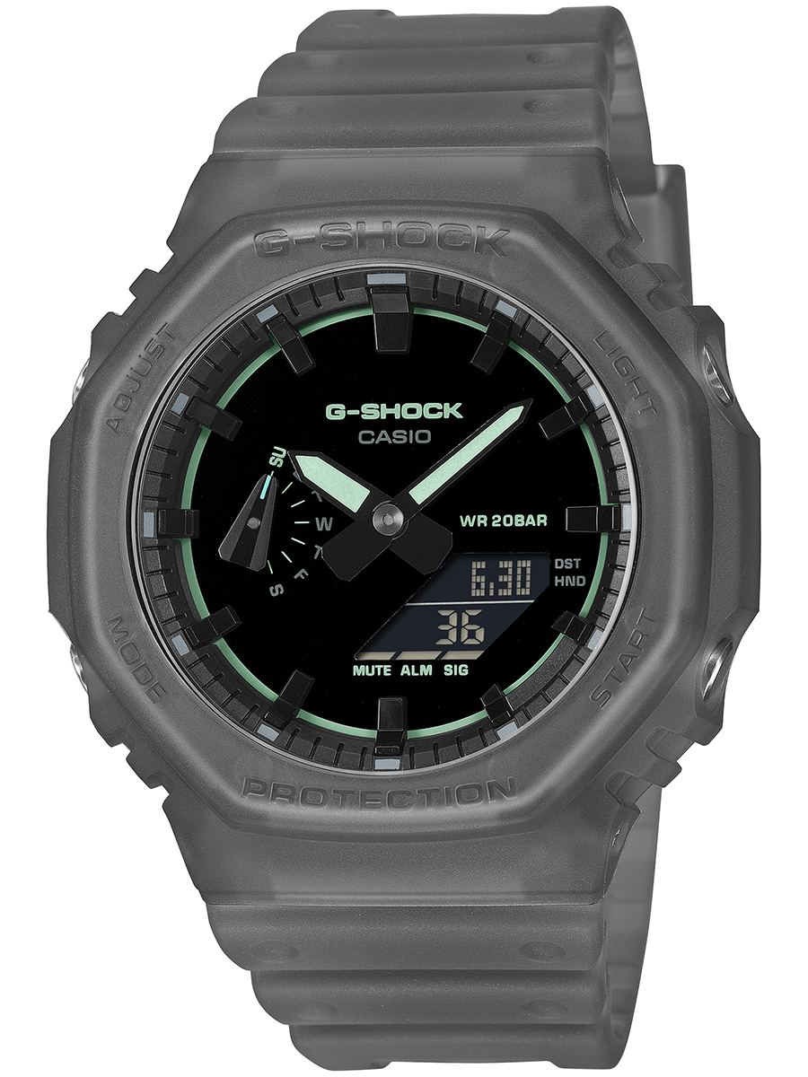 G-SHOCK スモークライト クリーンサーフェスダイヤル GA-2100K-1AJF