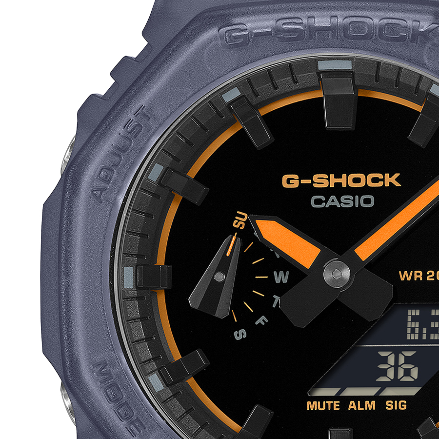 G-SHOCK スモークライト クリーンサーフェスダイヤル GA-2100K-2AJF