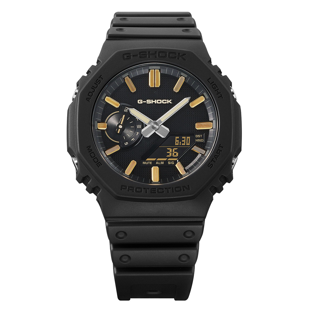 けん【 ラグジュアリー 電池新品 美品 】 G-SHOCK G-SHOCK リュクスブラック GA-2100LXB-1A9JF メンズ 腕時計 電池式
