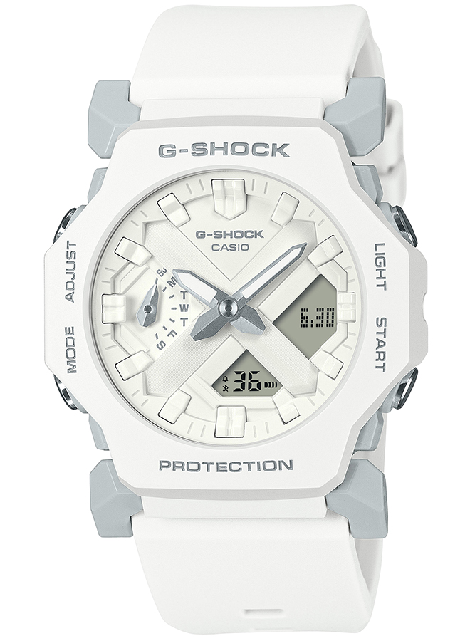 G-SHOCK GA-2300シリーズ ミニマルデザイン 小型 薄型 GA-2300-7AJF メンズ レディース 腕時計 電池式 アナデジ 反転液晶 ホワイト 国内正規品｜theclockhouse-y｜02