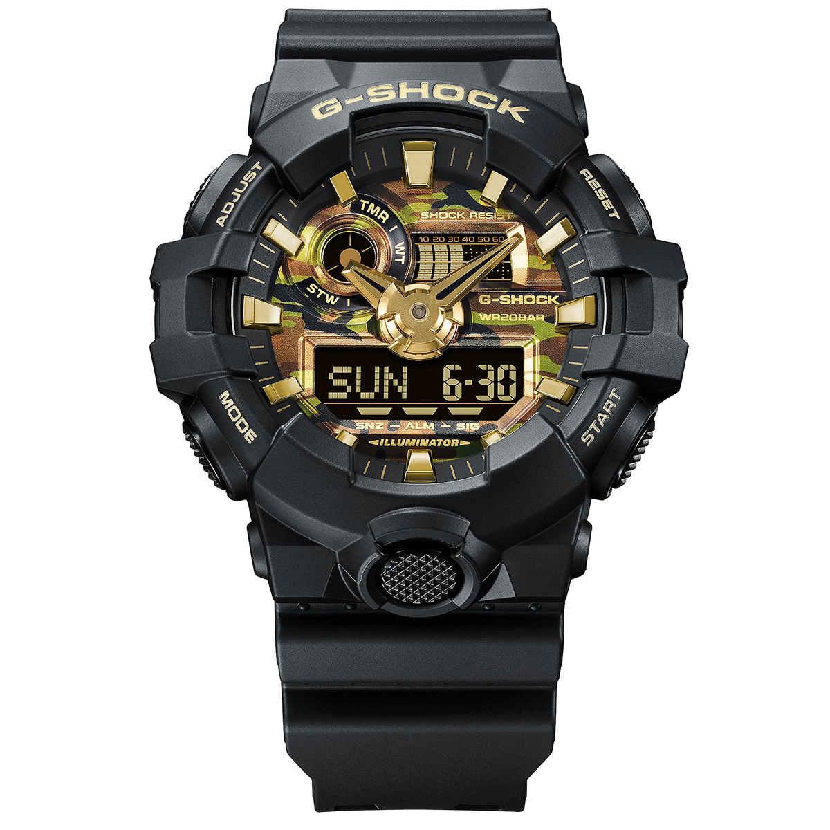 G-SHOCK ボールドカモシリーズ カモフラージュダイヤル GA-700CF-1AJF