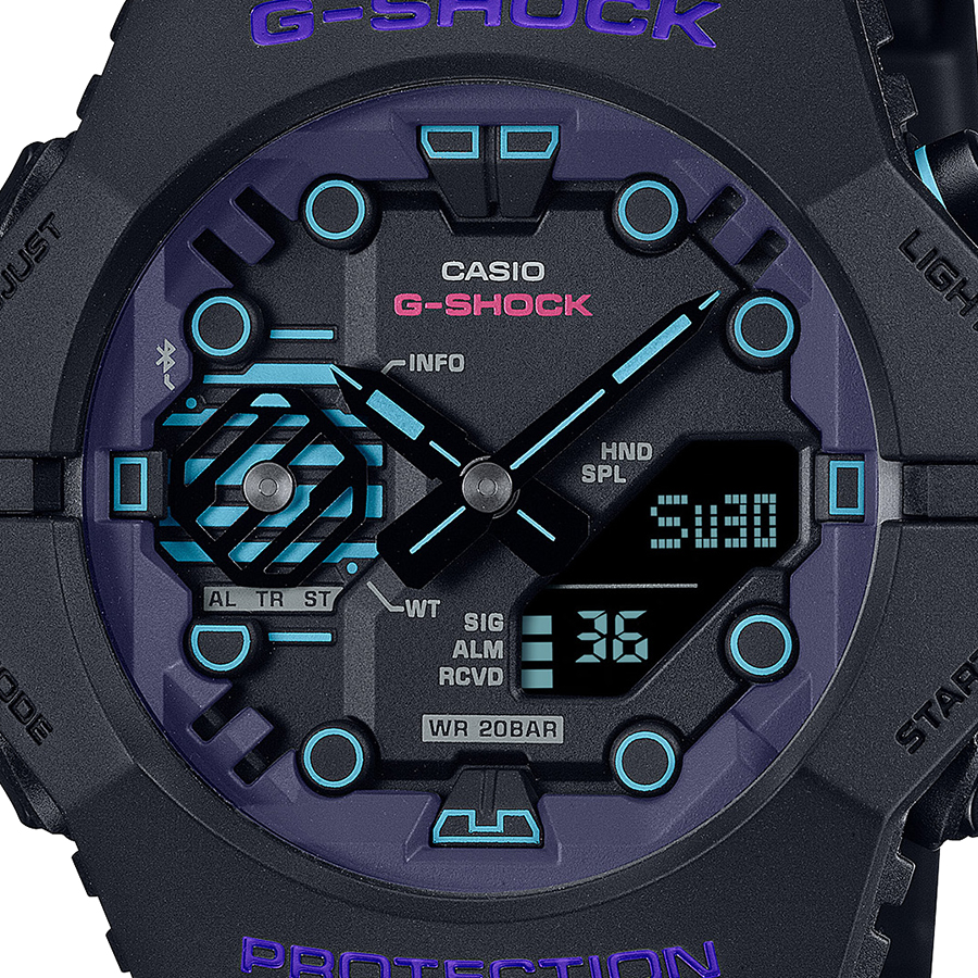 G-SHOCK サイバーシリーズ GA-B001CBR-1AJF メンズ 腕時計 電池式 Bluetooth アナデジ ブラック 反転液晶 国内正規品 カシオ｜theclockhouse-y｜03