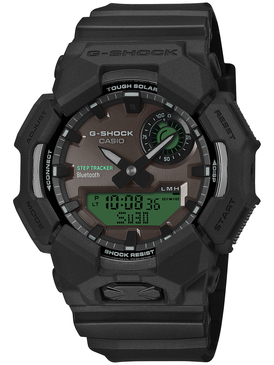 G-SHOCK ブラック&エレクトログリーン GA-B2100BEG-1AJF メンズ 腕時計