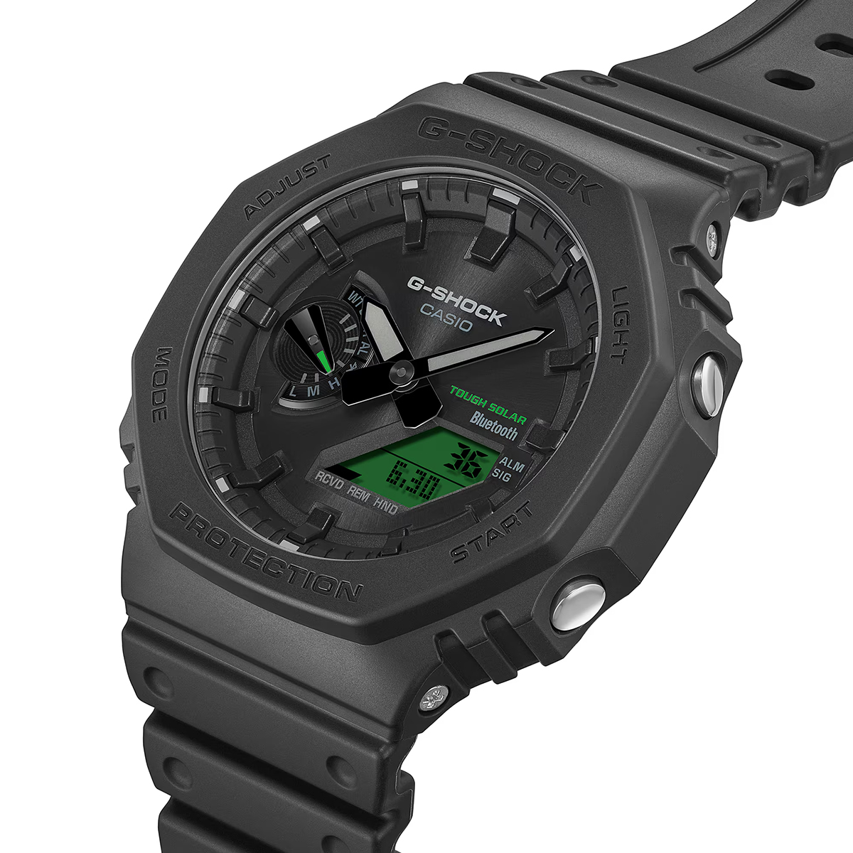 G-SHOCK ブラック&エレクトログリーン GA-B2100BEG-1AJF メンズ 腕時計 