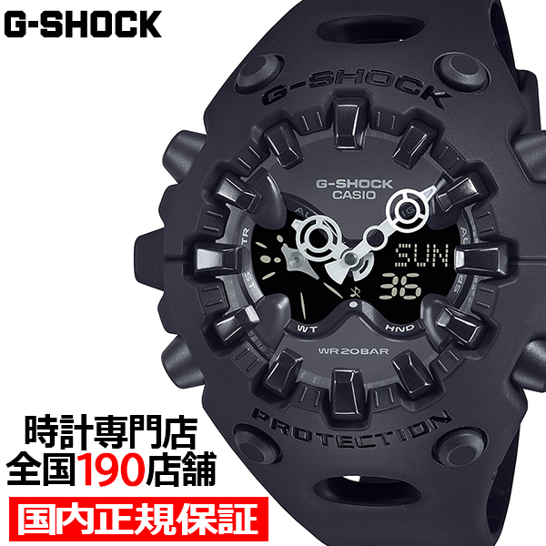 Yahoo! Yahoo!ショッピング(ヤフー ショッピング)4月11日発売 G-SHOCK GA-V01 ブラック GA-V01-1AJF メンズ 腕時計 電池式 アナデジ 樹脂バンド 国内正規品 カシオ