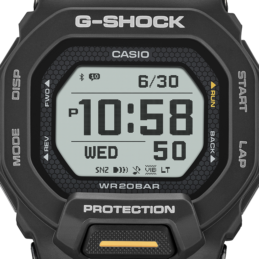 G-SHOCK G-SQUAD ポジティブ表示 MIP液晶 GBD-200-1A1JF メンズ 腕時計 