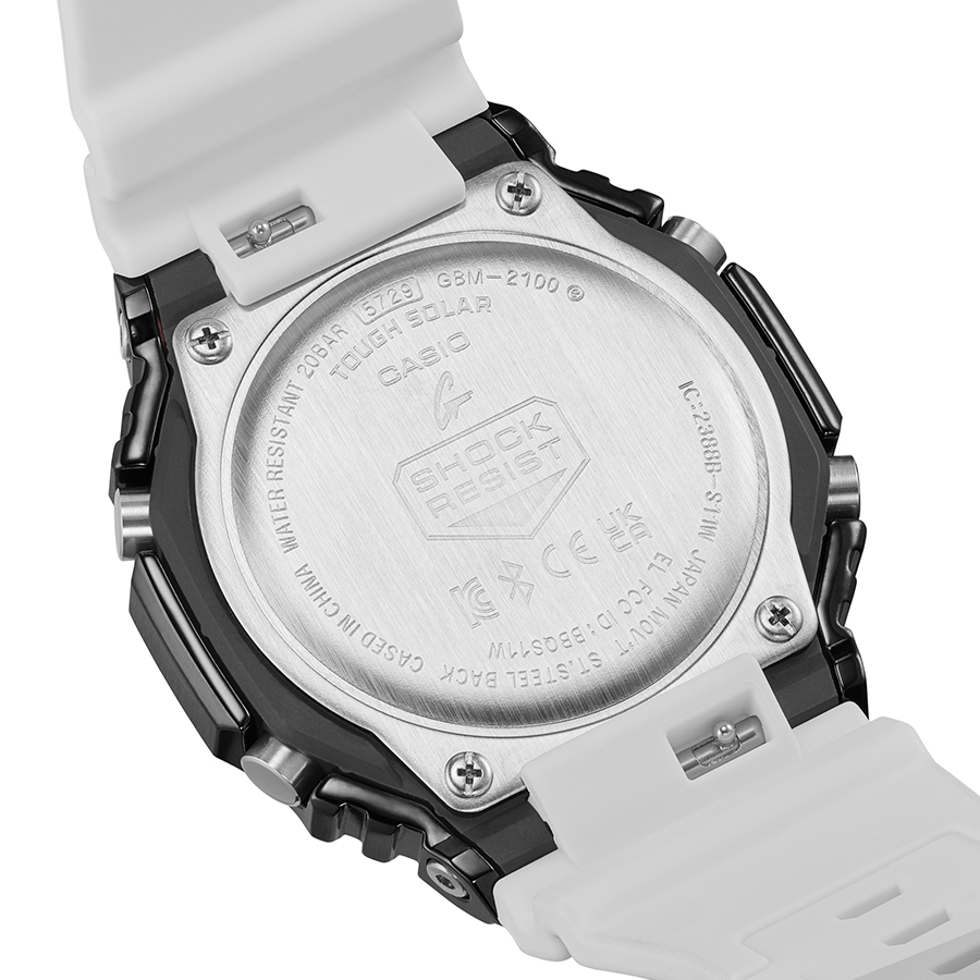 5月30日発売/予約 G-SHOCK メタルカバード 2100 GBM-2100B-7AJF メンズ 腕時計 ソーラー Bluetooth オクタゴン アナデジ 樹脂バンド 国内正規品 カシオ 八角形 | G-SHOCK | 06