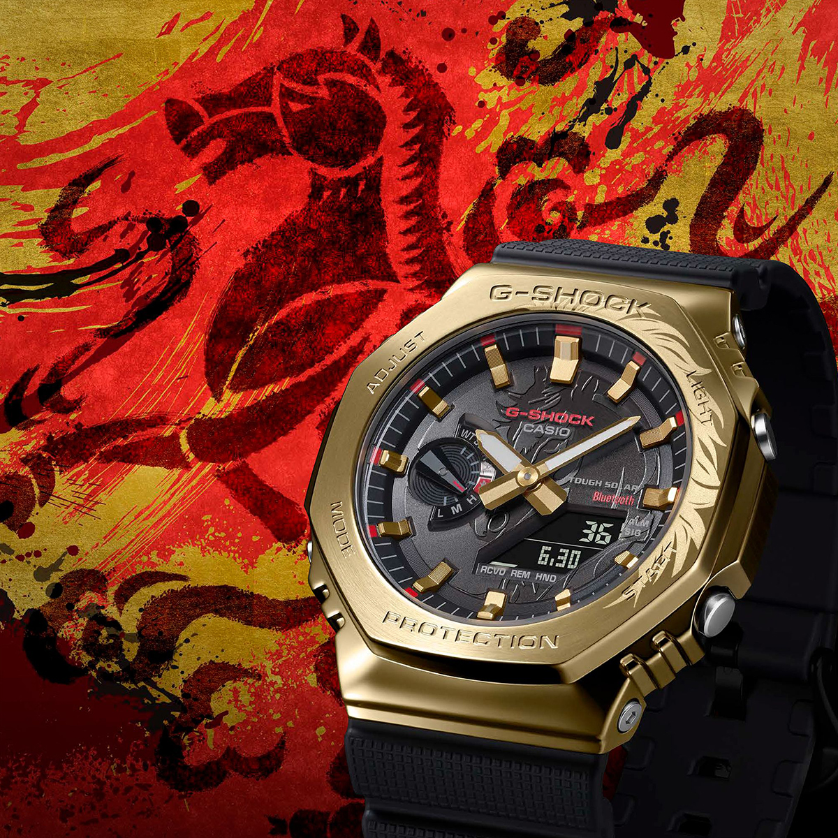 G-SHOCK メタルカバード オクタゴン 2026 干支 千里馬 GBM-2100CX-9AJR 