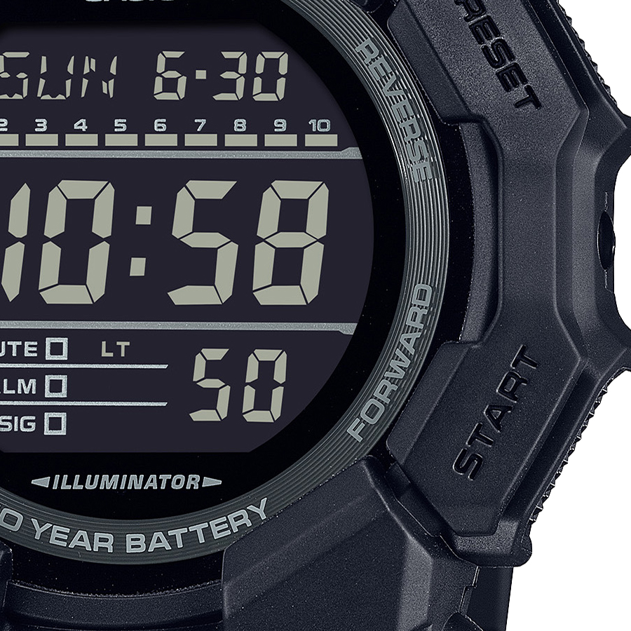 G-SHOCK 10年バッテリー ビッグケース オールブラック GD-010-1A1JF