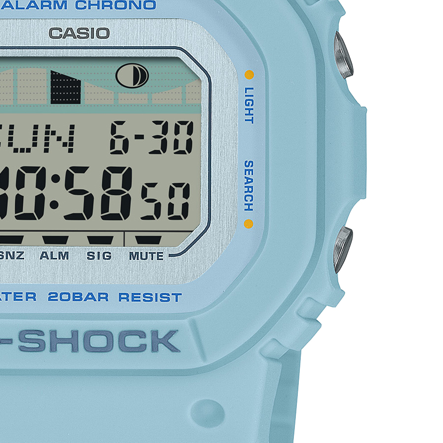 5月17日発売 G-SHOCK G-LIDE ミッドサイズ GLX-S5600-2JF メンズ レディース 腕時計 電池式 デジタル スクエア ブルー 国内正規品 カシオ｜theclockhouse-y｜05
