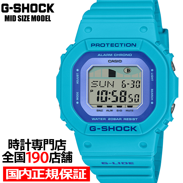 66ȯ G-SHOCK G-LIDE ߥåɥ ֥饤ȥե顼 ֥롼ɥХ GLX-S5610-2JF  ǥ ӻ Ӽ 