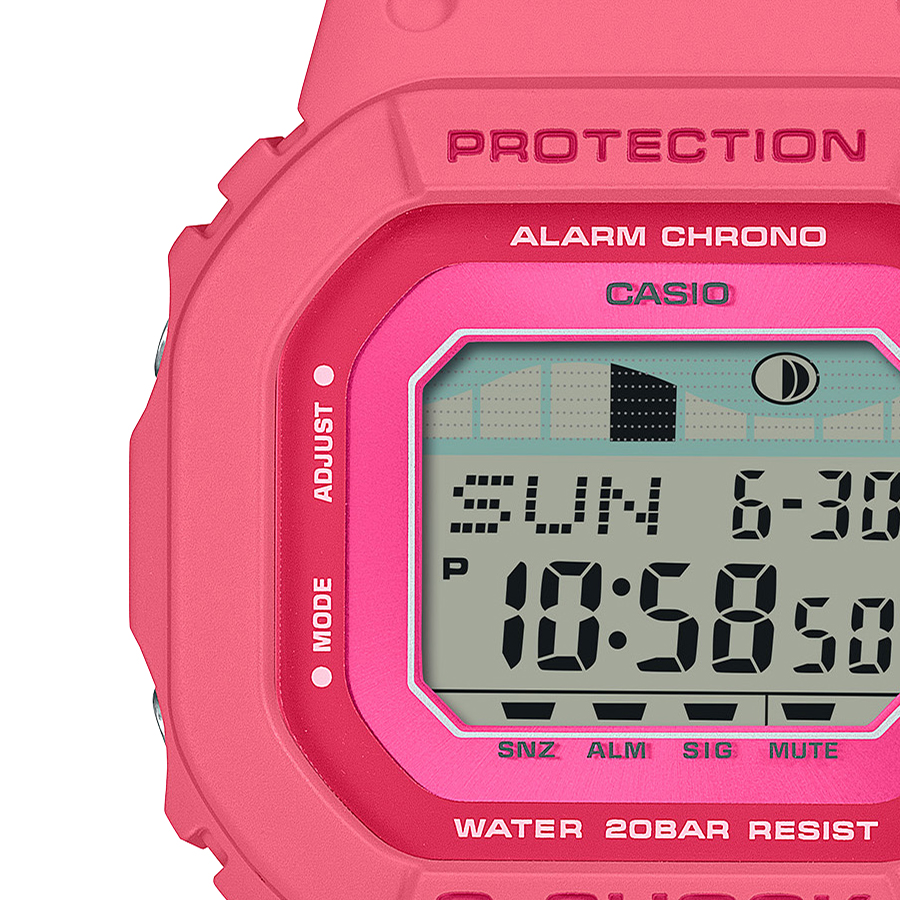 G-SHOCK G-LIDE ミッドサイズ ブライトフラワーカラー カンヒザクラ