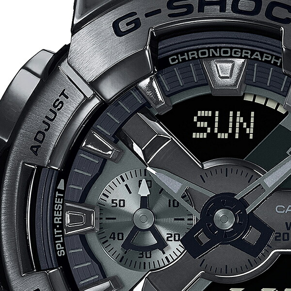 G-SHOCK メタルカバード ブラックアウト GM-110BB-1AJF メンズ