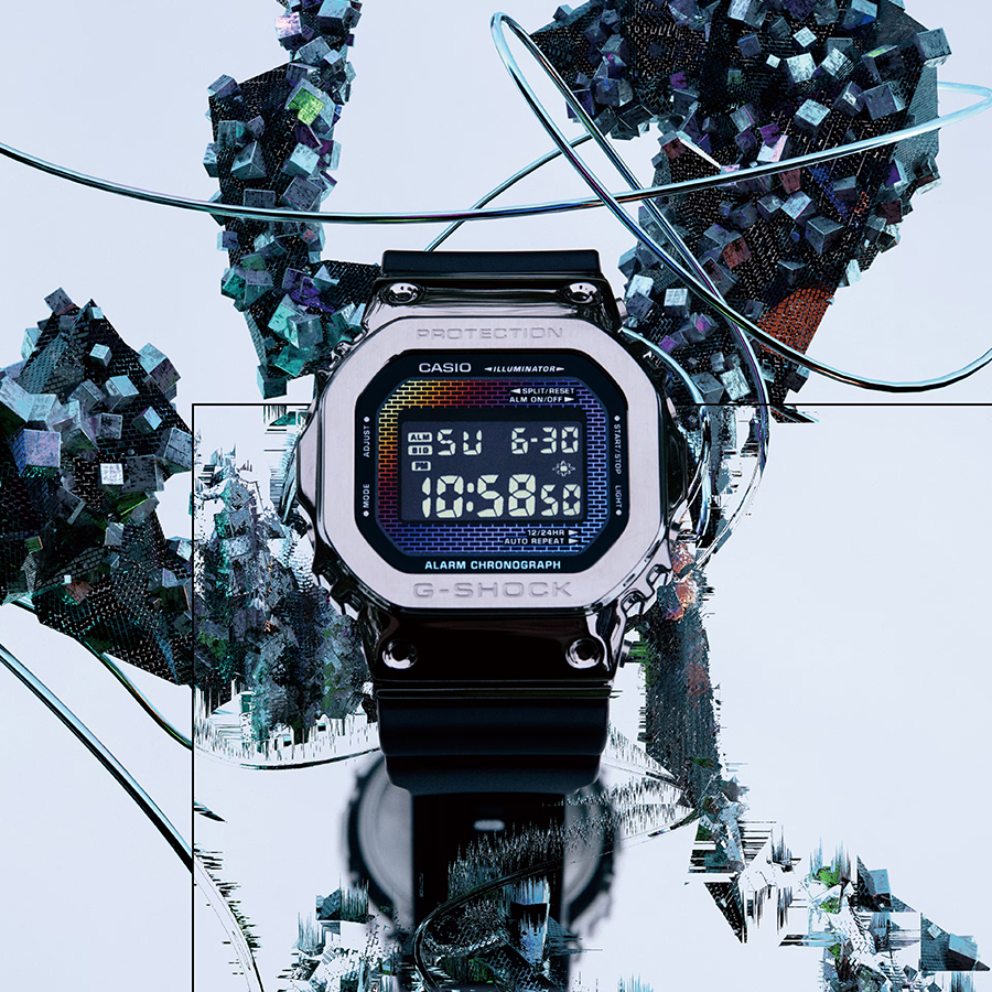G-SHOCK レインボー ブリック ウォール メタルカバード GM-5600RW-1JF 