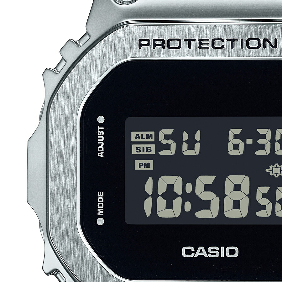 美品 電池新品 G-SHOCK GM-5600 メタルカバード 楽天市場】G-SHOCK メタルカバード 5600 GM-5600U-1JF メンズ