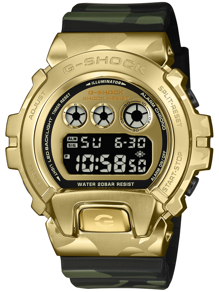 G-SHOCK メタルカバード ボールドカモ カモ & ゴールド GM-6900CMG-3JF