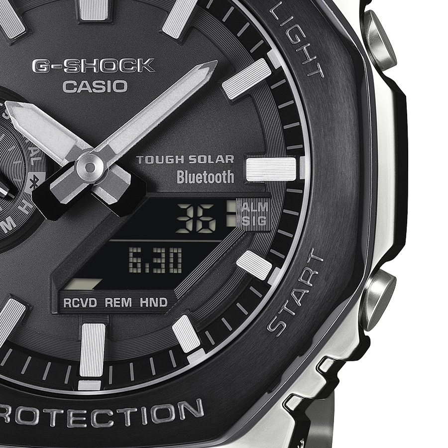 G-SHOCK フルメタル ブラックベゼル GM-B2100BT-1AJF メンズ 腕時計