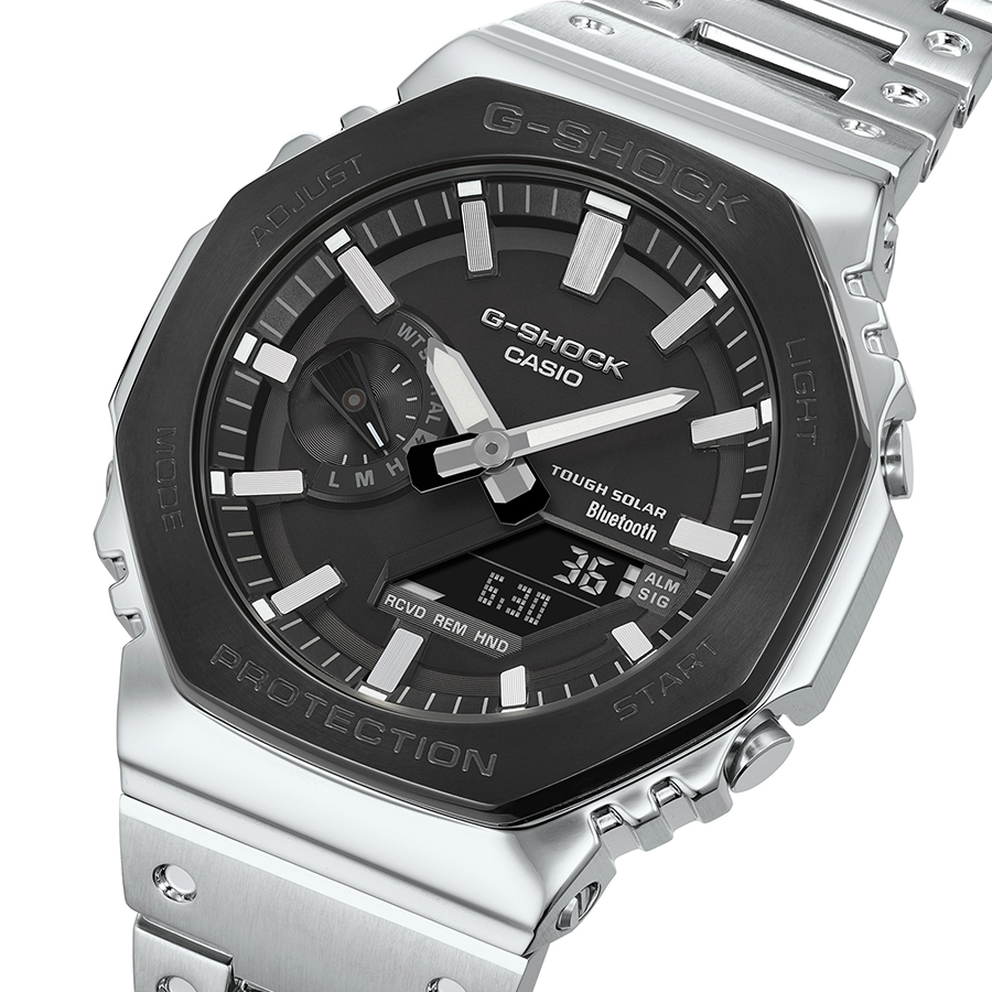 G-SHOCK フルメタル ブラックベゼル GM-B2100BT-1AJF メンズ 腕時計
