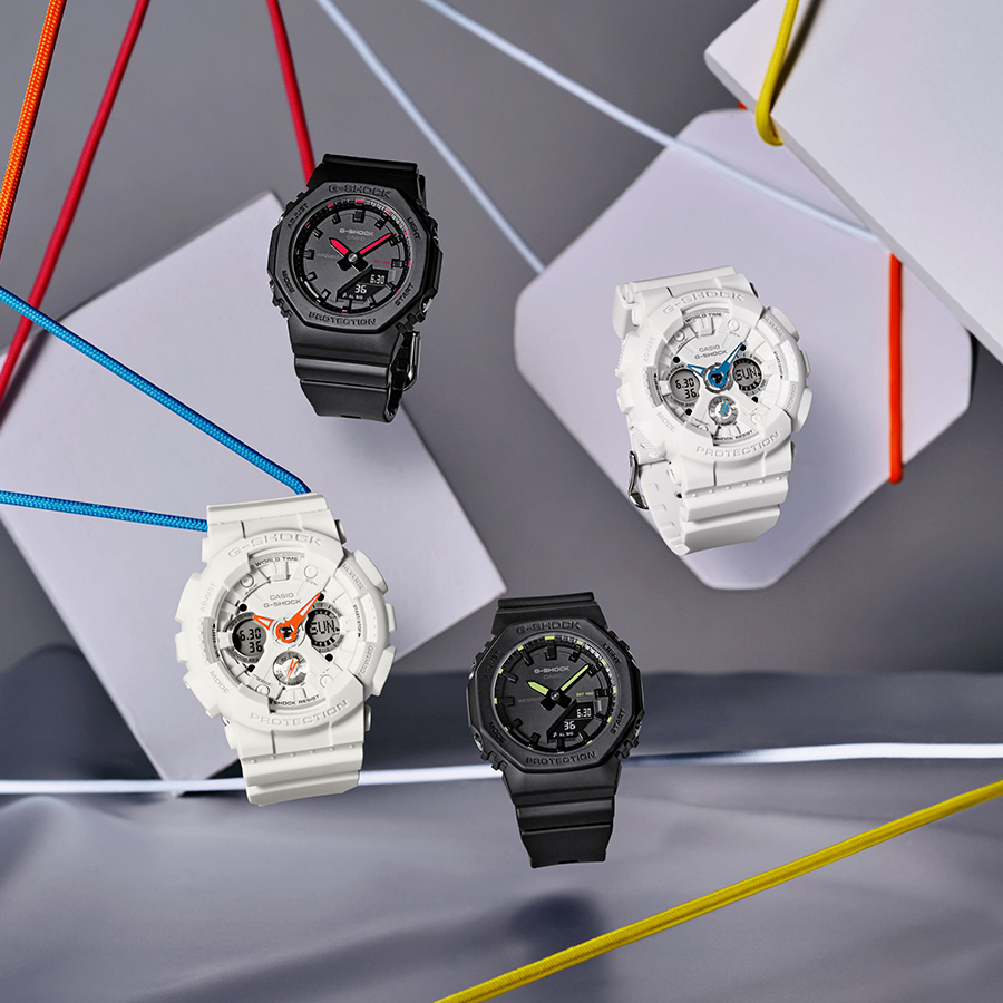 G-SHOCK プチサイズ スポーティアクセントカラー GMA-P2100SA-1A1JF