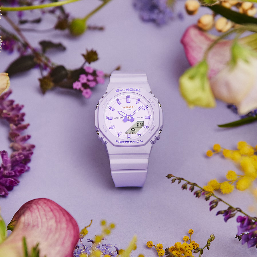 G-SHOCK プチサイズ 国際女性デー 記念モデル ミモザ GMA-P2125W-6AJR 