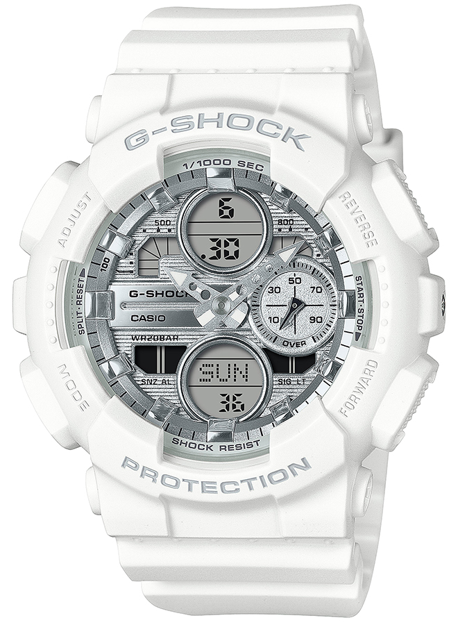 G-SHOCK ミッドサイズ ビーチリゾート GMA-S140VA-7AJF レディース 腕時計 電池式 アナデジ ビッグケース 樹脂バンド ホワイト 国内正規品｜theclockhouse-y｜02