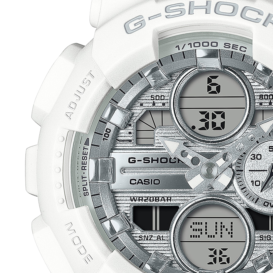 G-SHOCK ミッドサイズ ビーチリゾート GMA-S140VA-7AJF レディース 腕時計 電池式 アナデジ ビッグケース 樹脂バンド ホワイト 国内正規品｜theclockhouse-y｜04