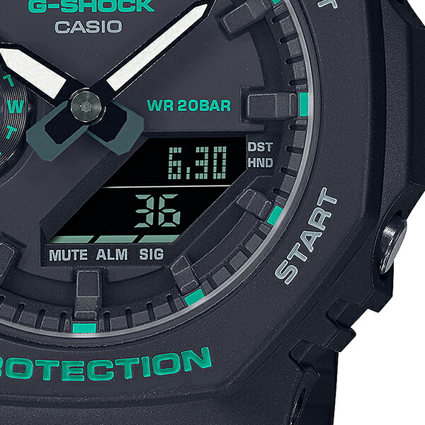 G-SHOCK ミッドサイズ グリーンアクセント GMA-S2100GA-1AJF メンズ レディース 腕時計 電池式 反転液晶 国内正規品 カシオ | G-SHOCK | 04
