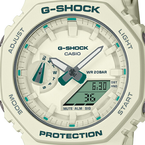 G-SHOCK ミッドサイズ グリーンアクセント GMA-S2100GA-1AJF メンズ