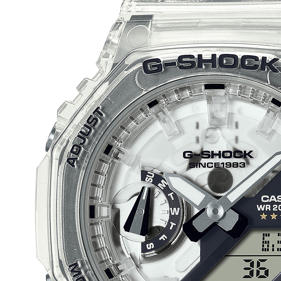 G-SHOCK Gショック 40周年記念 クリアリミックス GMA-S2140RX-7AJR メンズ レディース 腕時計 電池式 オクタゴン スケルトン 国内正規品 カシオ｜theclockhouse-y｜04