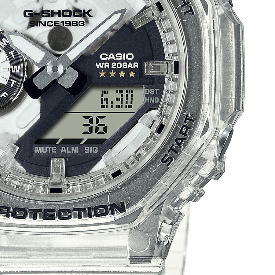 G-SHOCK Gショック 40周年記念 クリアリミックス GMA-S2140RX-7AJR メンズ レディース 腕時計 電池式 オクタゴン スケルトン 国内正規品 カシオ｜theclockhouse-y｜05